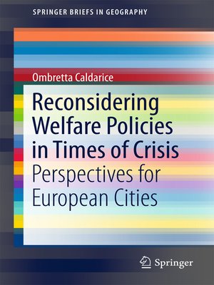 cover image of Reconsidering Welfare Policies in Times of Crisis